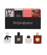 Yves Saint Laurent YSL Miniature Gift Set - 4 X 7.5ML (Opium EDT, Paris EDT, Black Opium EDP, Mon Paris EDP) (Women)